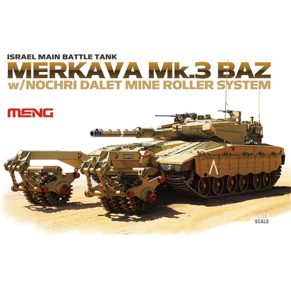 TS-005 Merkava Mk.3 BAZ w/Nochri Dalet Mine Roller S