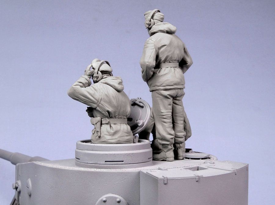 Т-35072 Немецкие танкисты на ТИГР (зима 1943-45 гг) (3) Tank