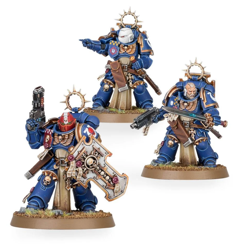 48-44GW Набор Космодесант. Ветераны Клинковой Гвардии (Space Marines Bladeguard Veterans)