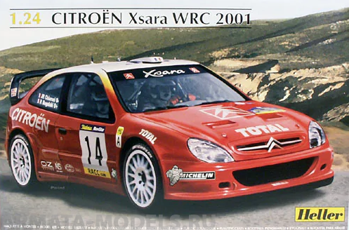 80769 Автомобиль Citroen XSARA WRC 20 Heller