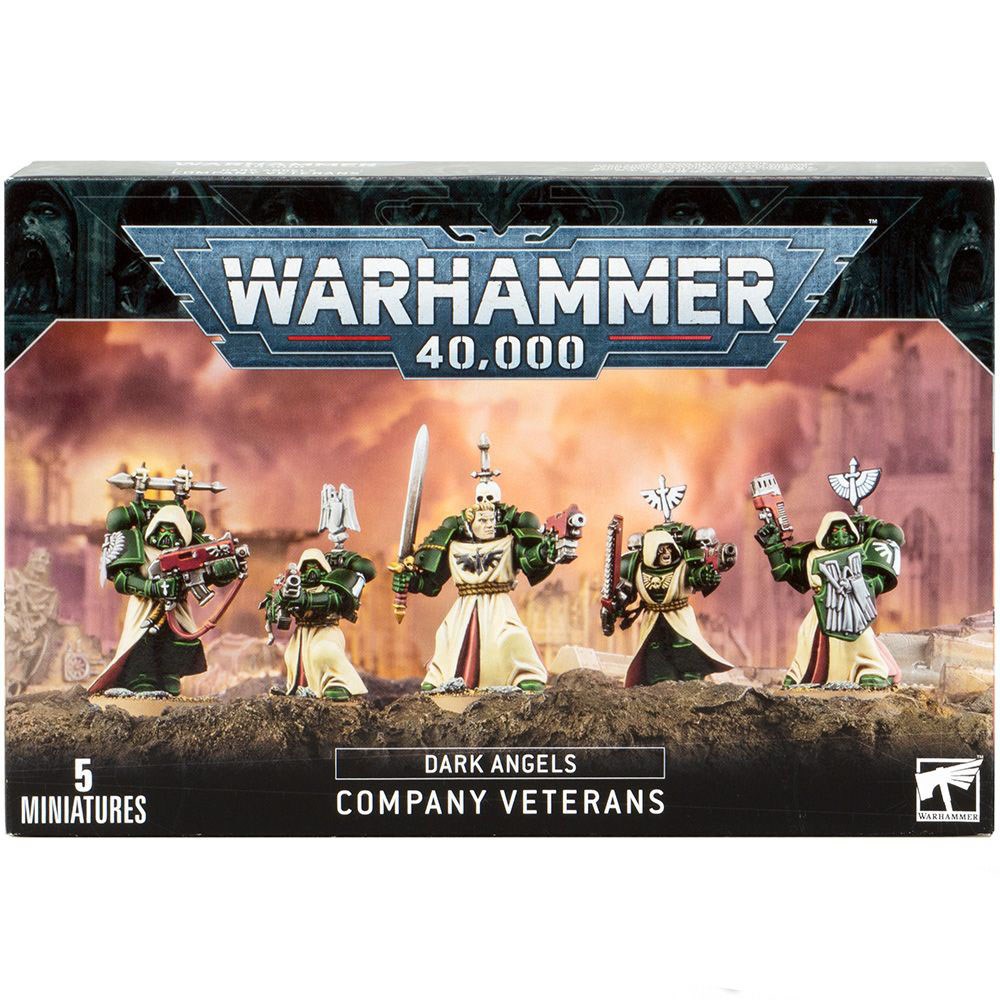44-09GW Набор Темные Ангелы. Отряд Ветеранов Роты (Dark Angels Company Veterans Squad)