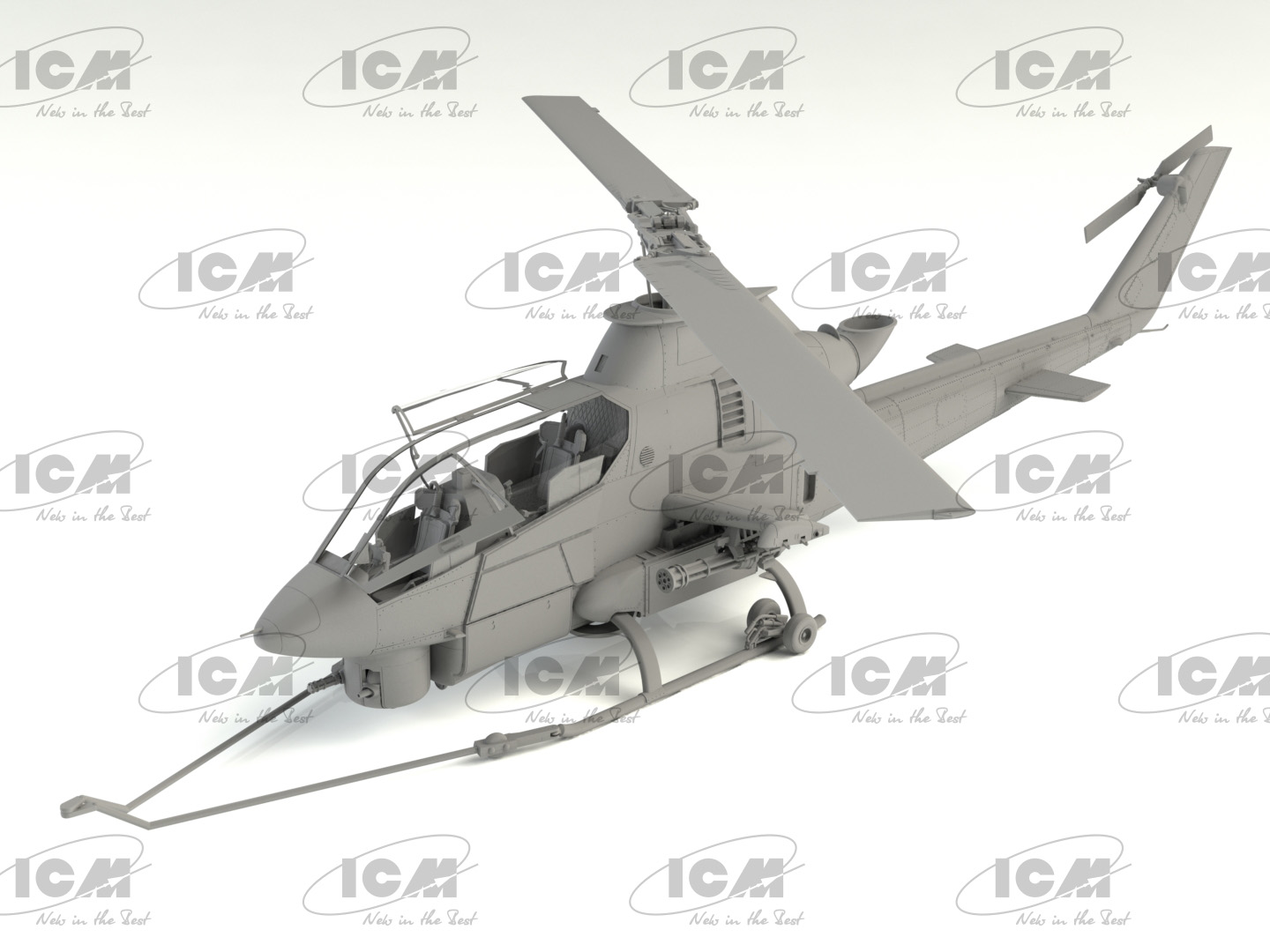 32061 Американский ударный вертолет AH-1G “Cobra” (позднего производства), 1/32 ICM ICM