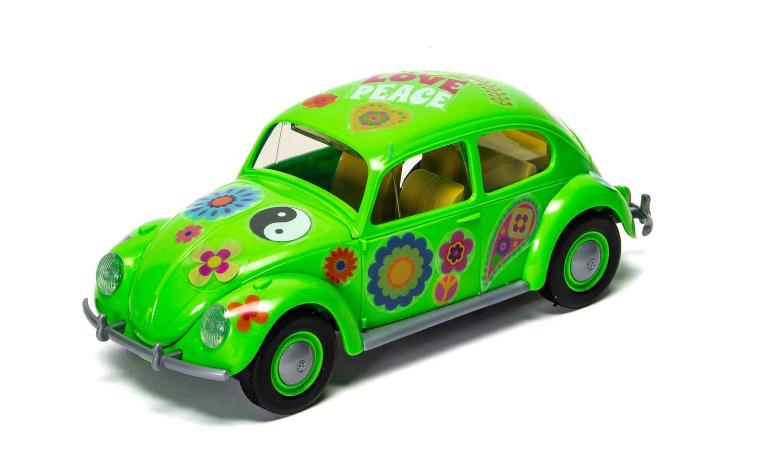 J6031 Сборная модель автомобиля QUICKBUILD Flower Power VW Beetle Green Airfix