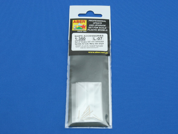 ABR-1:350-L-07  Дополнения для  Set of 12 pcs 127 mm universal barrels for U.S. Navy ships  для  1/350