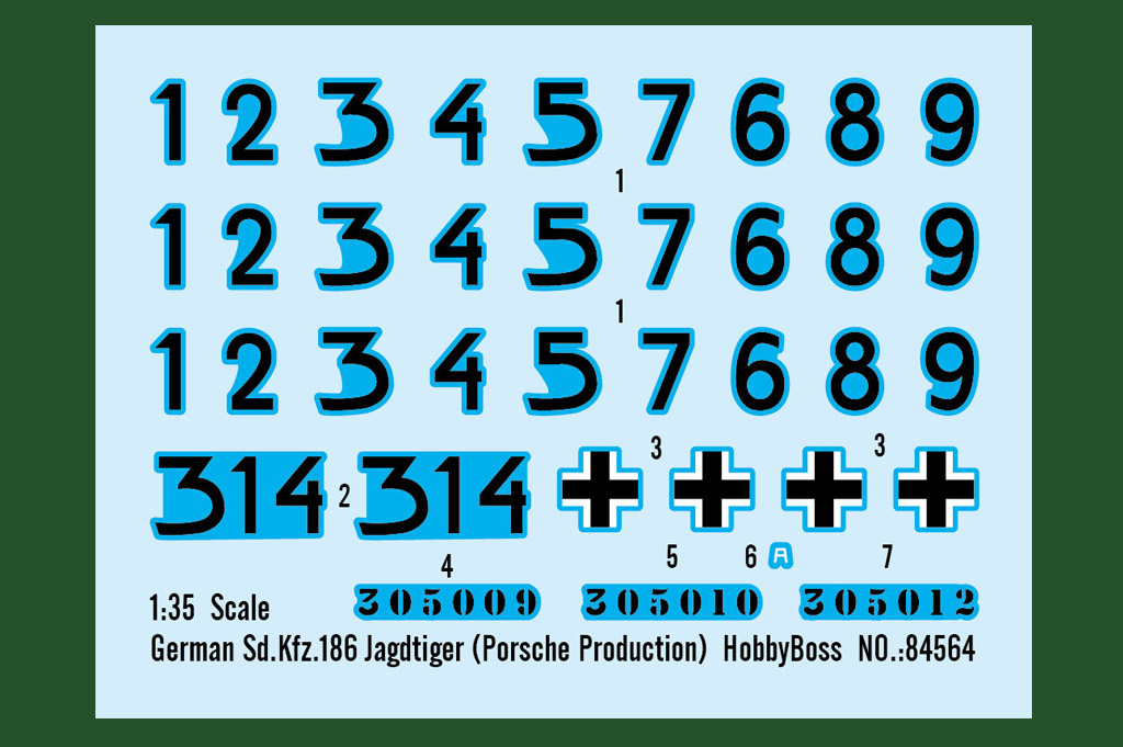 84564HB German Sd.Kfz.186 Jagdtiger (Porsche Production) Hobby Boss