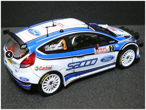 BEL002 Модель автомобиля FORD FIESTA S2000 HIRVONEN MC 2010 Belkits