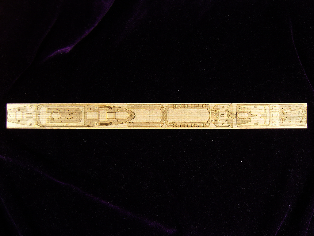 AW20084 Деревянная палуба для IJN Auxiliary Cruiser Houkoku Maru 1942