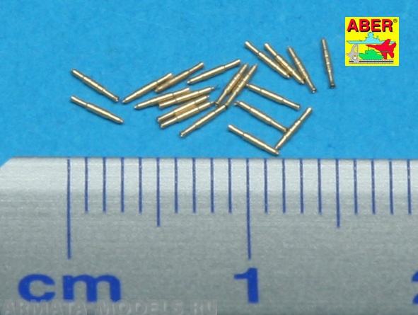 ABR-1:350-L-32  Дополнения для  Set of 20 pcs 0,5in (12,7mm) Vickers Mk.III machine gun barrels for Royal Navy ships для  1/350