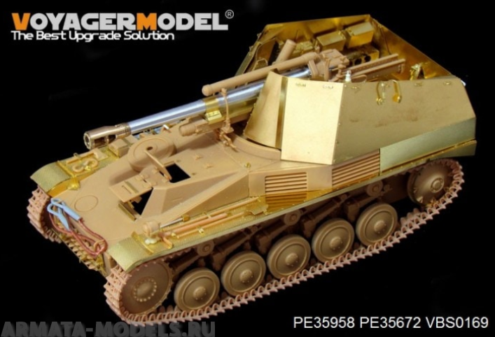 PE35958 WWII German self-propelled howitzer Wespe basic(TAMIYA 35200  35358)