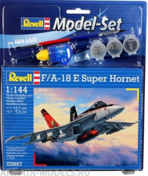 63997 Набор Самолет Истребитель-бомбардировщик Боинг F/A-18E/F «Супер Хорнет» Revell