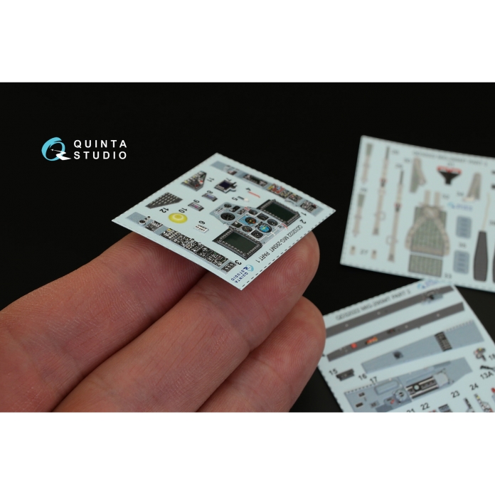 QD32022 1/32 3D Декаль интерьера кабины МиГ-29СМТ (для модели Trumpeter)