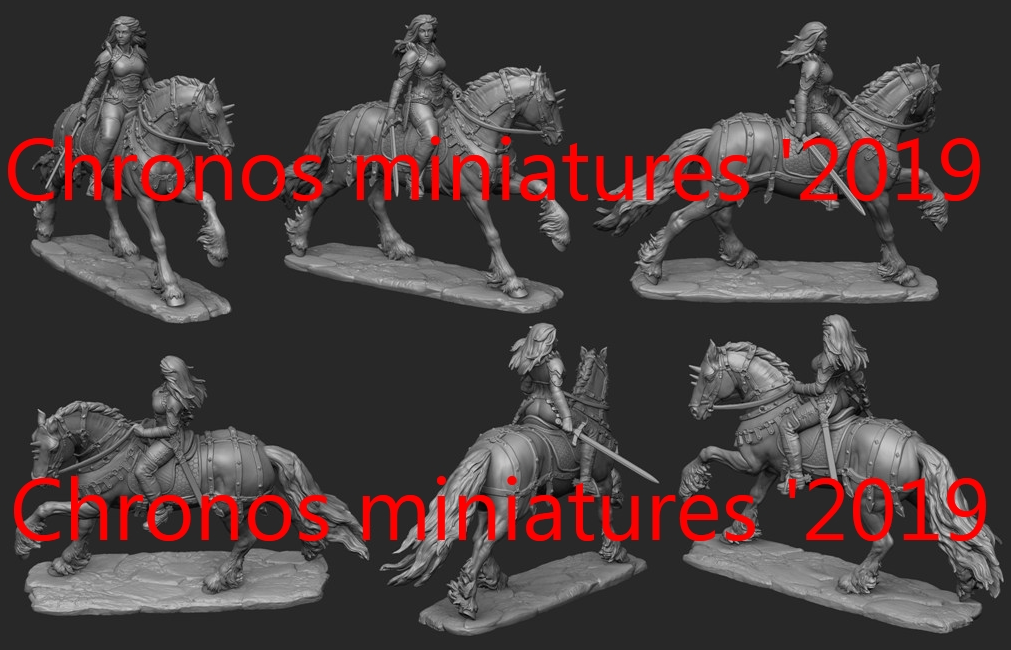 CHM-54179. Миры Фэнтези: Её называли Утренняя Звезда 54 мм. Материал - смола. Chronos Miniatures