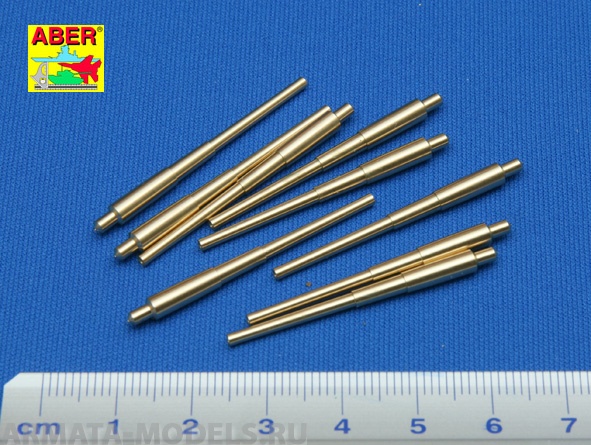 ABR-1:350-L-05  Дополнения для  Set of 9pcs 406 mm long barrels for US ships : North Carolina, Washington для  1/350