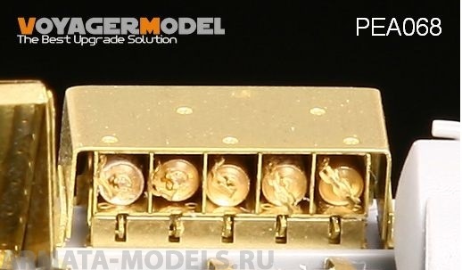 PEA068 Набор фототравления для 1/35 WWII Panzer smoke candle rack (1942-1943)