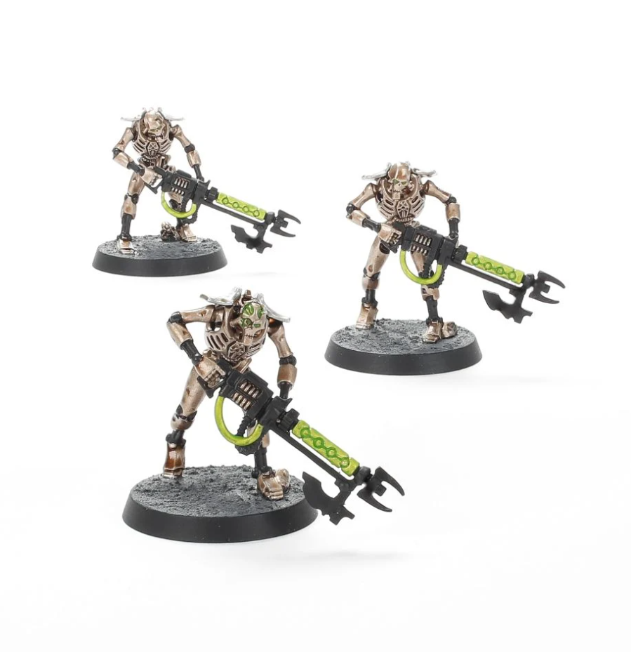 60-69GW Набор Некроны. Воины + краска (Necrons: Warriors + Paints Set)