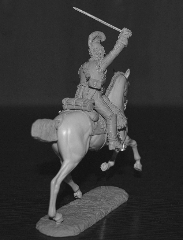 CHM-54378. Старший вахмистр кирасирских полков, Вестфалия 1810-13 гг. 54 мм. Материал - смола. Chronos Miniatures