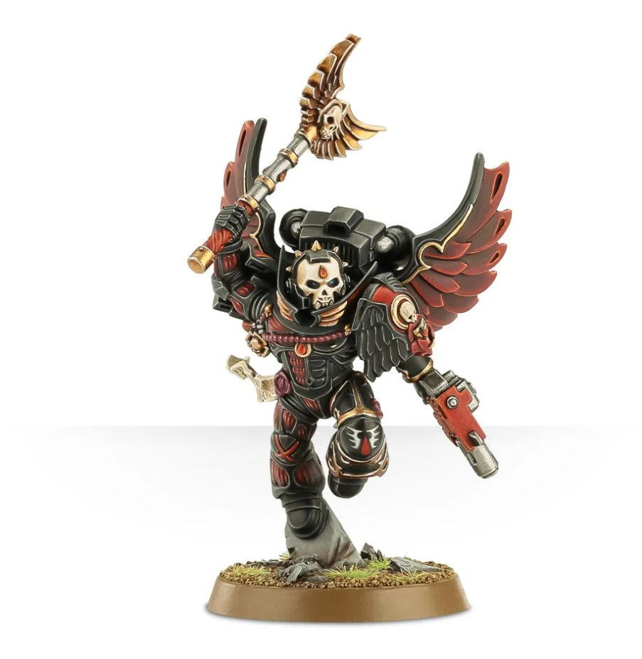 41-17GW Набор Кровавые Ангелы. Капеллан с прыжковым ранцем (Blood Angels Chaplain With Jump Pack)
