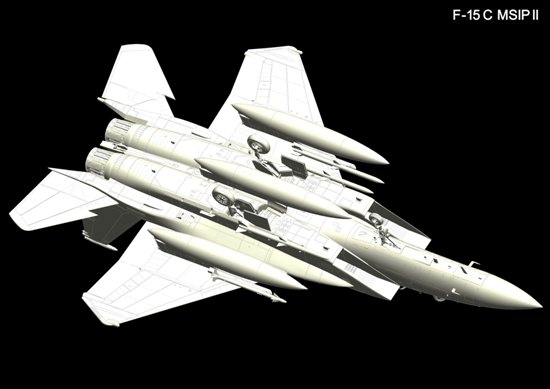 L4817 Самолет F-15C MSIP II United States Air National Guard Great Wall