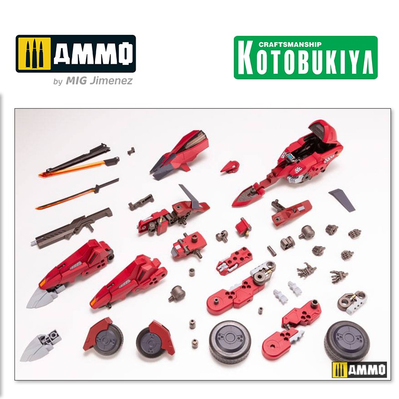 KTOHG048 Коллекционая сборная модель  HGPM Kit 1/24 Bulkarm Glanz Redalert 18 cm KOTOBUKIYA