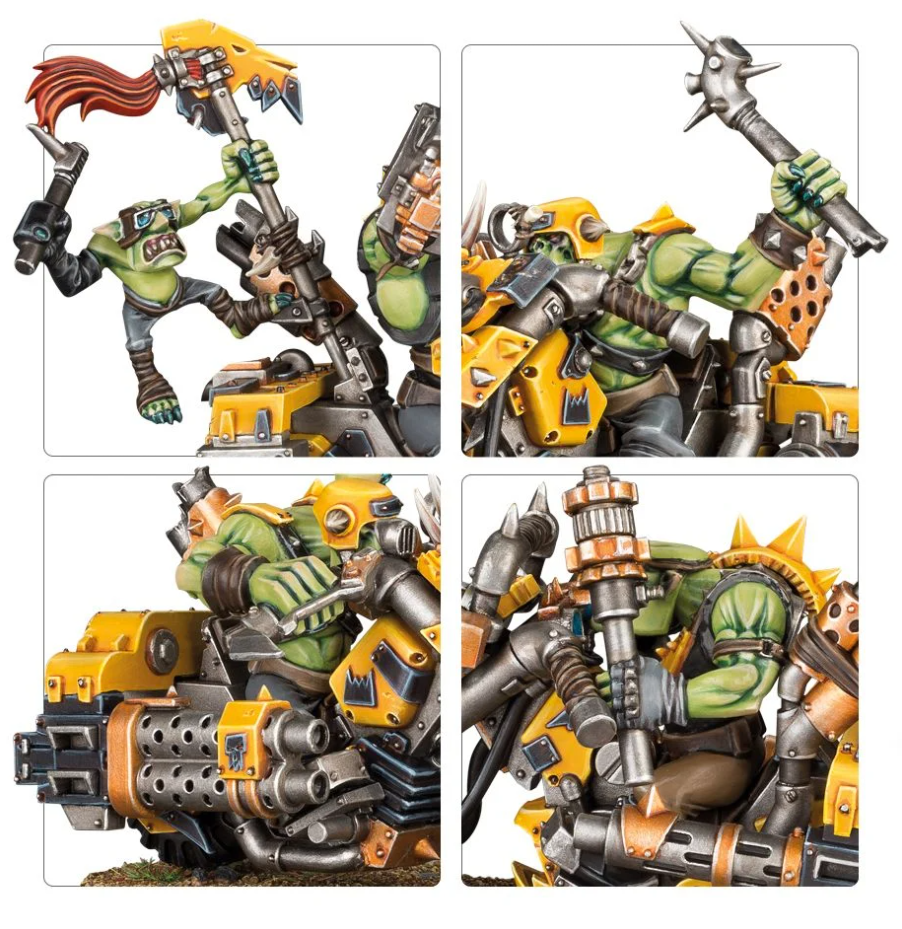 50-07GW Набор Орки: Банда Боевых Байкеров (Ork Warbiker Mob)