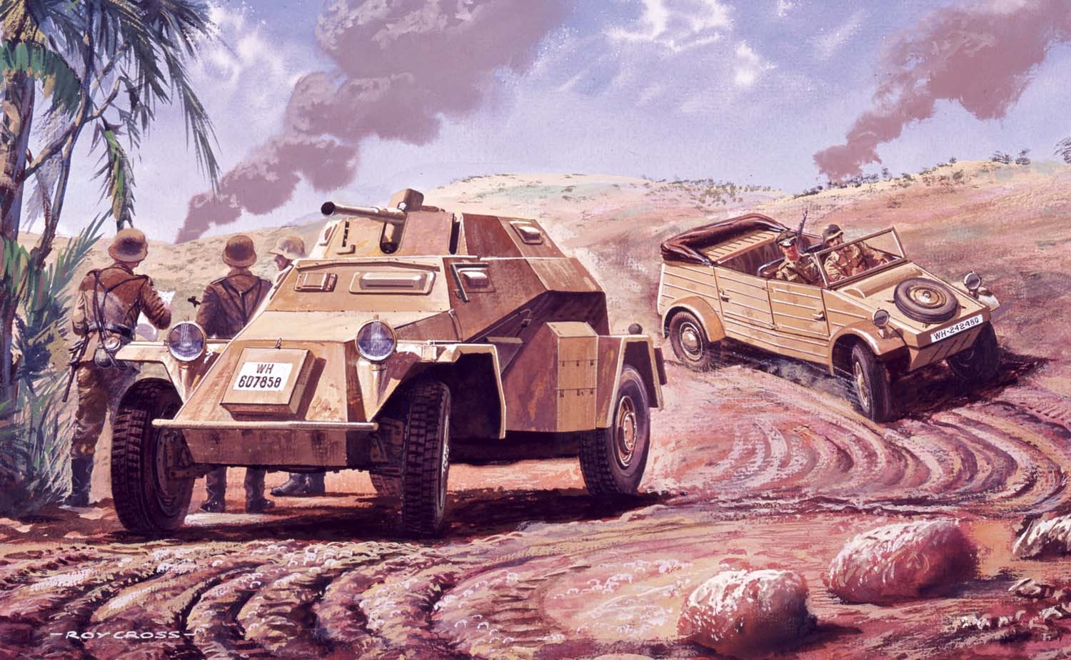 A02312V Сборные модели автотранспорта немецкой разведки German Reconnaissance set Airfix