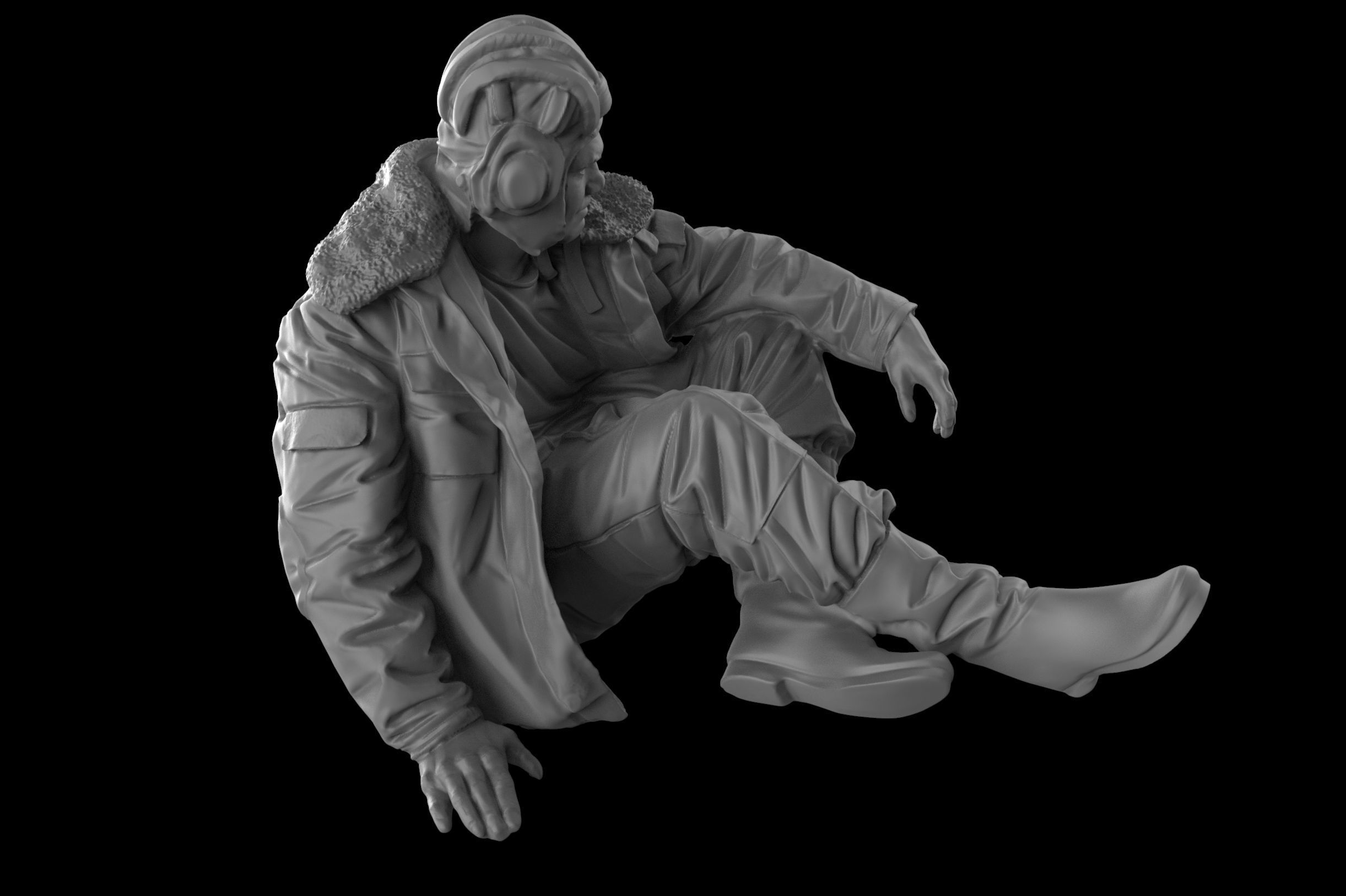 AM3711 Фигура танкиста №2 (Не для свободной продажи) Arma Models