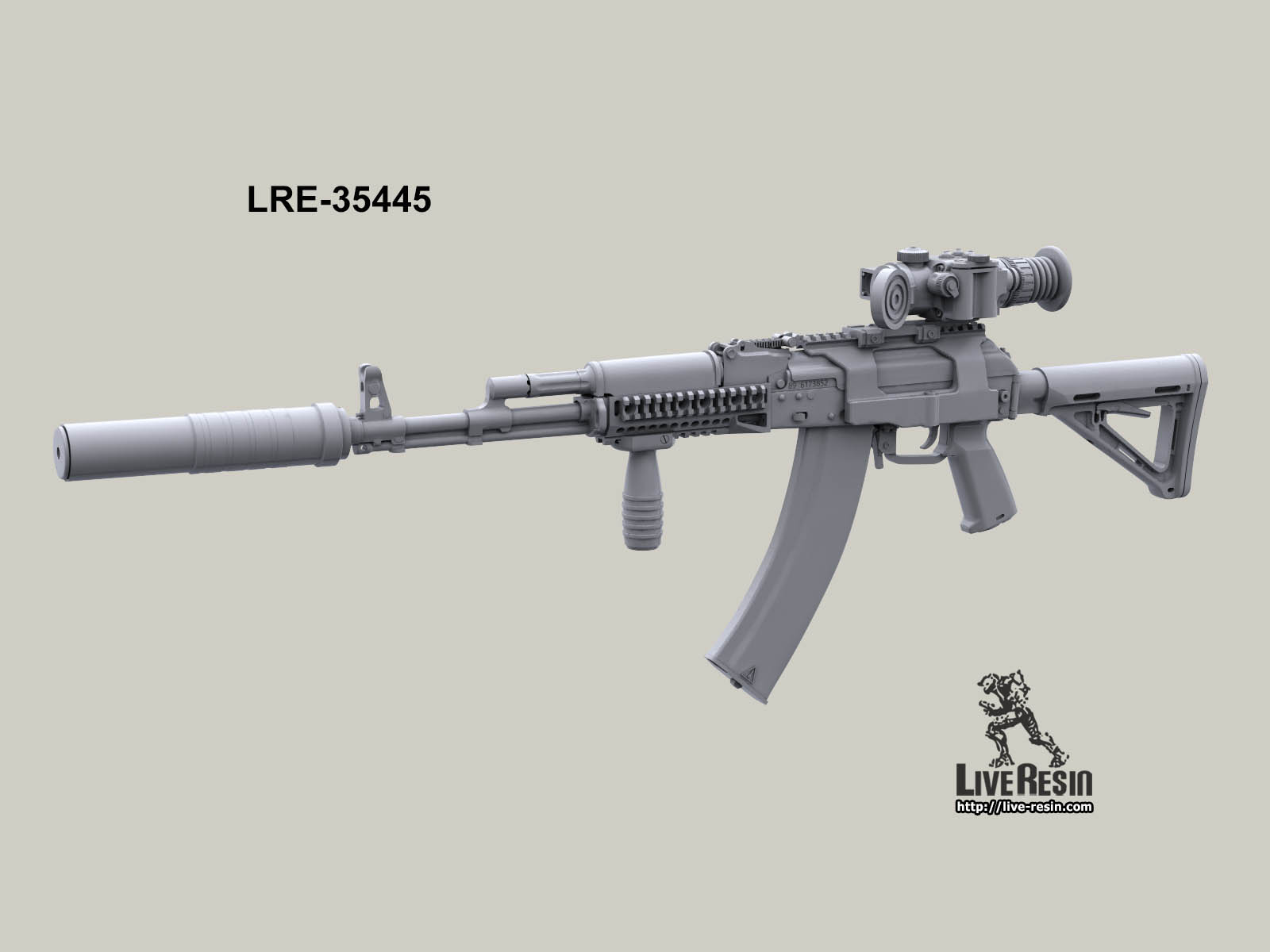 LRE35445 Российское современное штурмовое оружие - автоматы, набор - 6, 6 шт Live Resin