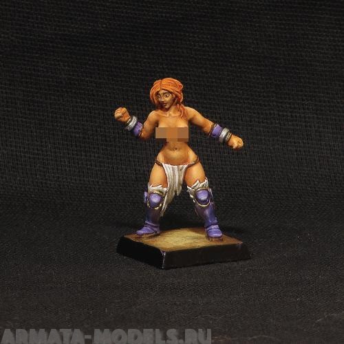 BV-Slave-01 Игровая миниатюра  chained girl (topless) прикованная девушка (топлесс) BROTHER VINNI's