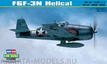 80340 Самолёт F6F-3N Hellcat