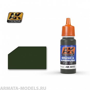 AK-4013 Краска акриловая USMC FOREST GREEN