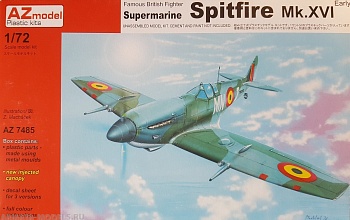 AZ7485 Сборная модель самолета Spitfire Mk.XVIe Early