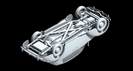 24022 Admiral кабриолет, Германский пассажирский автомобиль ІІ МВ с раскрытым тентом ICM