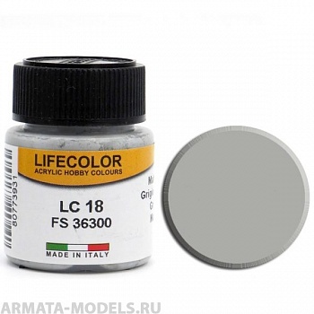 LC018 Краска акриловая LIGHT GREY FS 36300