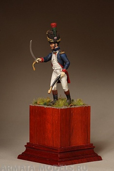 5418SOGA Major of the Foot Chasseurs of the Old Guard. France 1812.