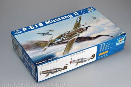 02274P North American P-51B Mustang Trumpeter