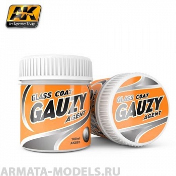 AK893 Лак глянцевый для купания прозрачных деталей GAUZY AGENT GLASS COAT