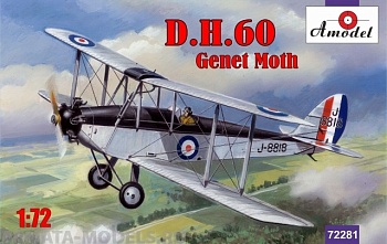 АМ72281 Самолет DH60 Genet Moth
