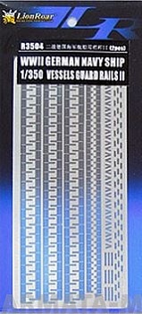 R3504 Набор фототравления для  WWII German Navy Ship Vessels Guard Rail II