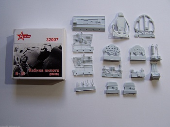 32007 Кабина пилота И-16 (ICM Kit)