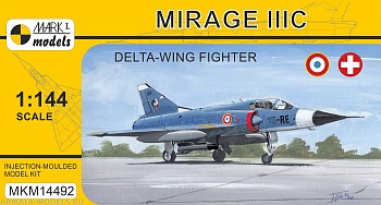 MKM14492 Самолет Mirage IIII C (MARK I Models) 1/144