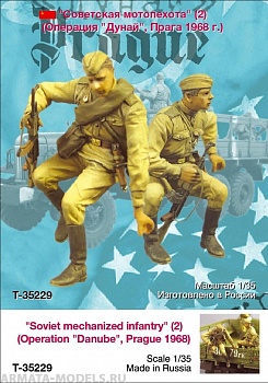 T35229 Советская мотопехота Дунай Прага 1968 г (2)