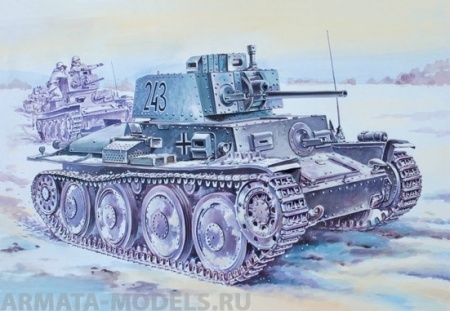 ЕЕ35145 PzKpfw 38(t) Легкий танк Прага Восточный экспресс