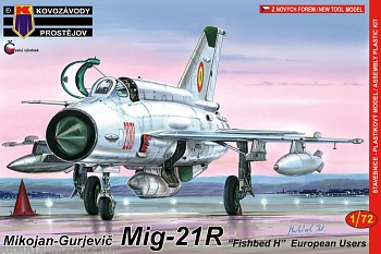 KPM0086 Истребитель  MiG-21R Fishbed H European Users (KP Models) 1/72