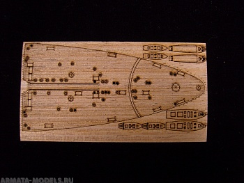 AW20018 Деревянная палуба для Italian Navy RN Roma