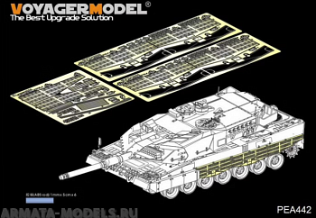 PEA442 Modern German Leopard 2A5/A6 track covers(For All)
