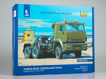 1456AVD Сборная модель КАМАЗ-65225 седельный тягач