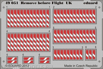 49051ED  Remove before flight UK 1/48