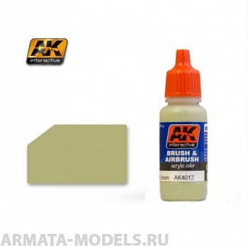 AK-4012 Краска акриловая APC INTERIOR LIGH GREEN