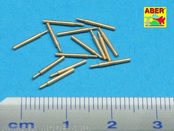 ABR-1:350-L-36  Дополнения для  Set of 14 pcs 152mm (6in) L50 Vickers Mk.M type 41  barrels for Kongo, Haruna, Hiei, Kirishima, Fuso, Yamashiro для  1/350