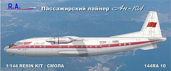 RA10 Пассажирский самолет АН-10 (модель из эпоксидной смолы)
